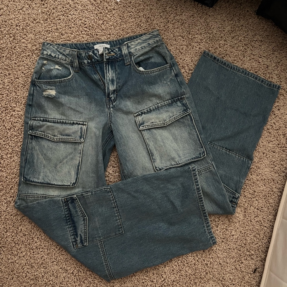 Baggy cargo jeans